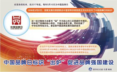 慶賀“中國品牌日”標(biāo)識(shí)出爐，積極響應(yīng)號(hào)召創(chuàng)品牌